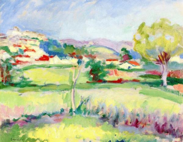 Cagnes Landscape by Charles Camoin