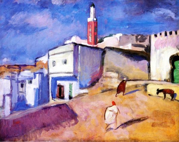 Entrance To The Kasbah In Tangiers by Charles Camoin