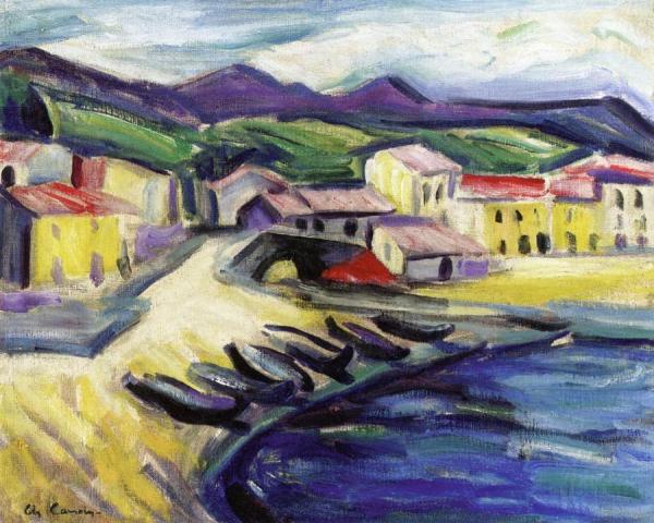 Fishing Village In Corsica by Charles Camoin