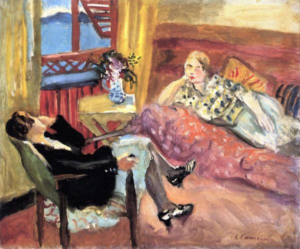 Germaine And Lola by Charles Camoin