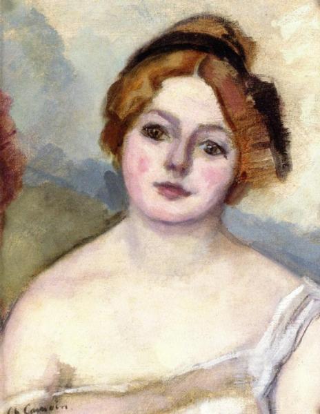 Girl With Bun by Charles Camoin