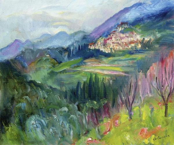 Landscape In Oletta (corsica) by Charles Camoin