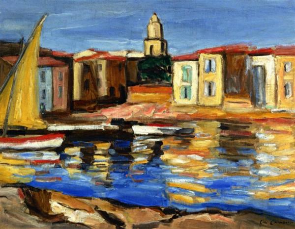 Le Port De La Panche Saint-tropez by Charles Camoin