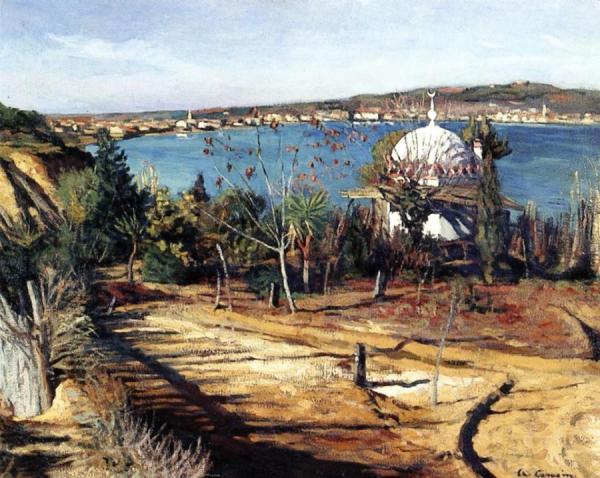 Marabout On The Bay Of Tangier (morocco) by Charles Camoin