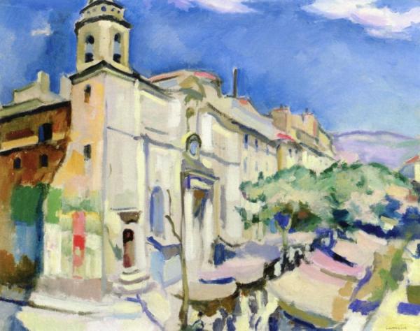 Market Place, Toulon by Charles Camoin