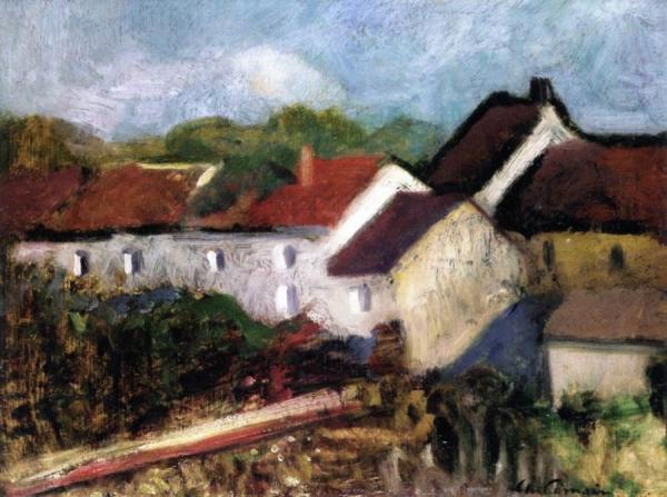 Rooftops At Issy Les Moulineaux by Charles Camoin