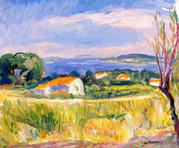 Saint-tropez Landscape by Charles Camoin