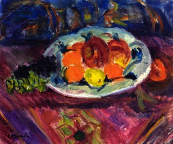 Still Life With Fruit by Charles Camoin