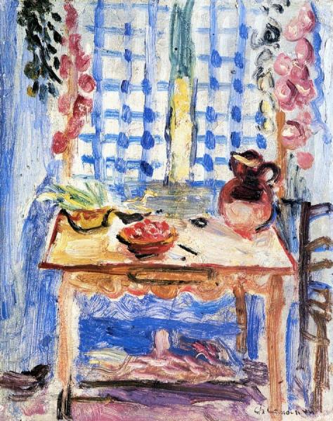 Table In The Canteen Kitchen by Charles Camoin