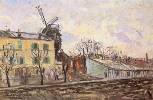 The Moulin De La Galette In Montmartre by Charles Camoin