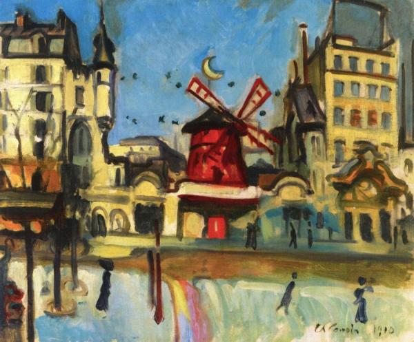 The Moulin Rouge by Charles Camoin