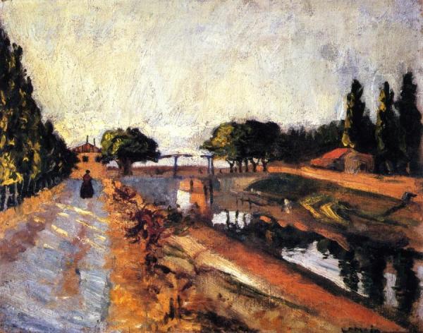 The Pont De L'anglois by Charles Camoin