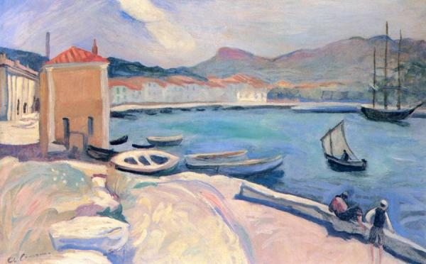 The Port Of Cassis by Charles Camoin