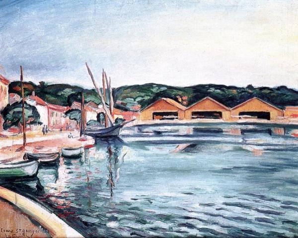 The Port Of Creux St. Georges by Charles Camoin