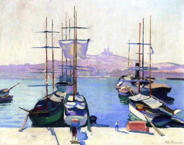 The Port Of Marseille by Charles Camoin