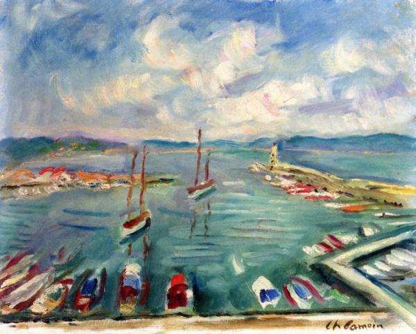 The Port Of Saint-tropez by Charles Camoin