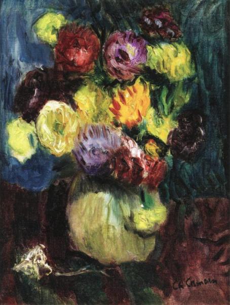 Vase Of Flowers by Charles Camoin