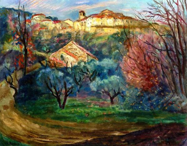 View Of Ramatuel by Charles Camoin