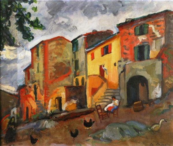 Village Street, Collioure by Charles Camoin