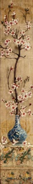 Still Life With Plum Blossoms In An Oriental Vase by Charles Caryl Coleman