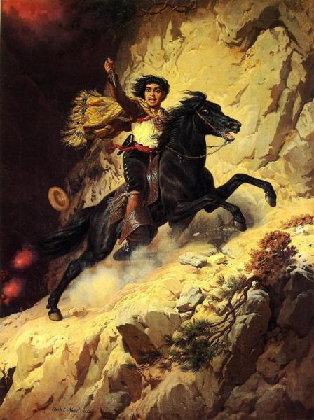 Joaquin Murieta by Charles Christian Nahl Oil Painting Reproductions