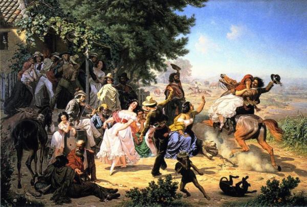 The Fandango by Charles Christian Nahl