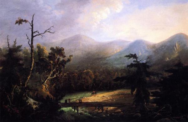 Footbridge In The Wilderness by Charles Codman