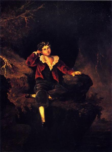 Little Wanderer (copy After Sir Thomas Lawrence's Master Lambton) by Charles Codman Oil Painting Reproductions