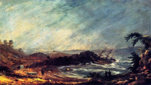 Shipwreck At Pond Cove, Cape Elizabeth by Charles Codman