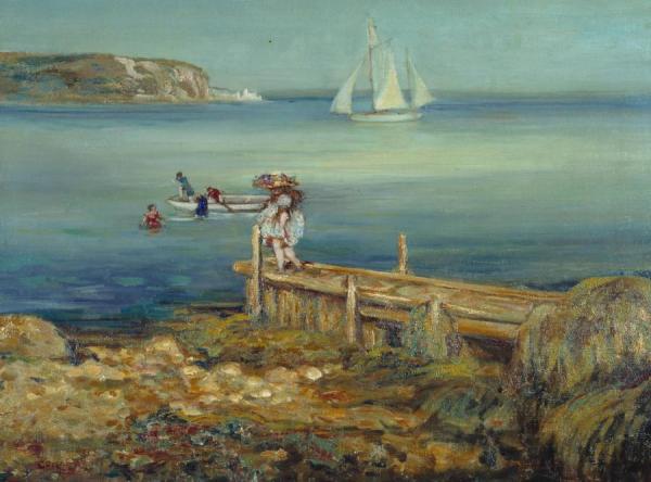 Swanage Bay,c.1901 by Charles Conder Oil Painting Reproductions