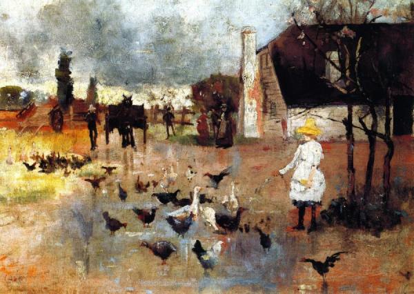 Tea-time by Charles Conder