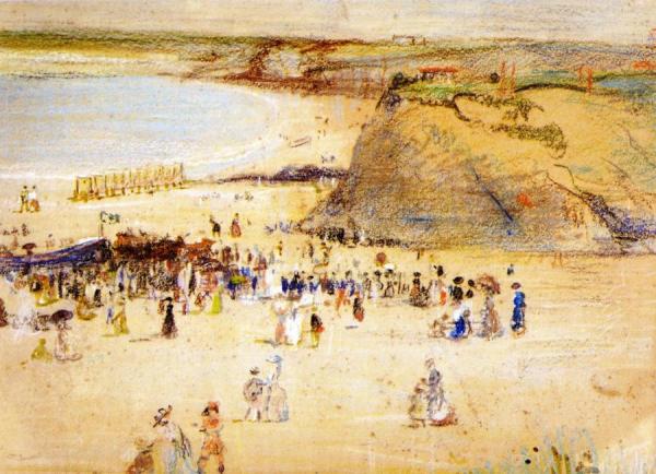 The Beach, Newquay by Charles Conder