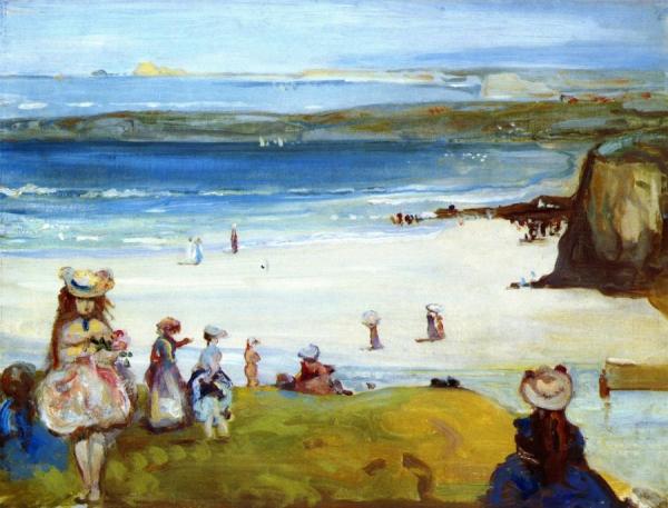 The Sands, Newquay by Charles Conder