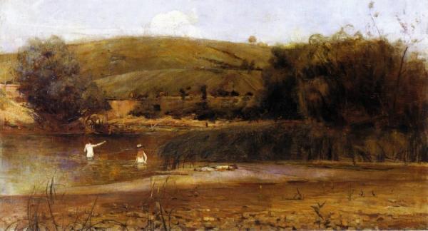 The Yarra, Heidelberg by Charles Conder
