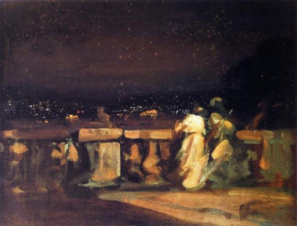 Watching The Fireworks, St. Cloud by Charles Conder