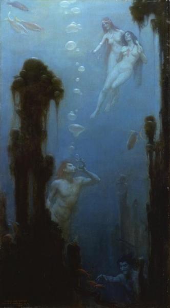 Charles Courtney Curran A Deep Sea Fantasy