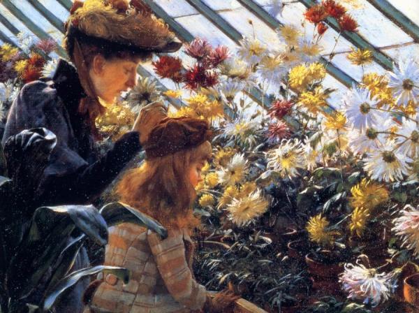 Chrysanthemums by Charles Courtney Curran