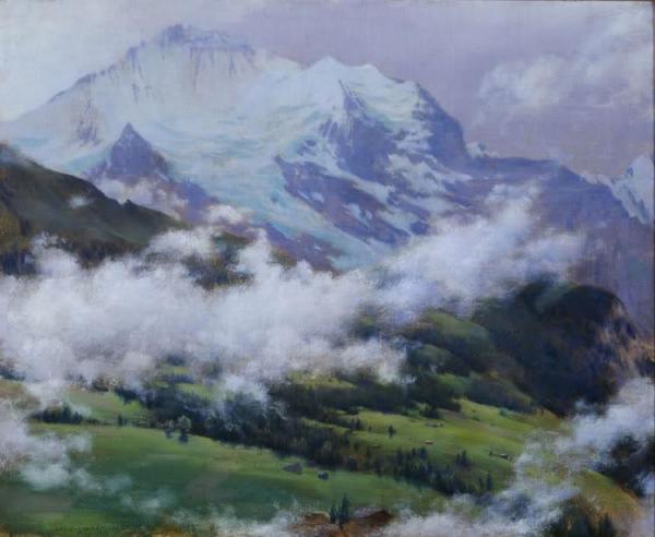 Clouds Over Wengen by Charles Courtney Curran
