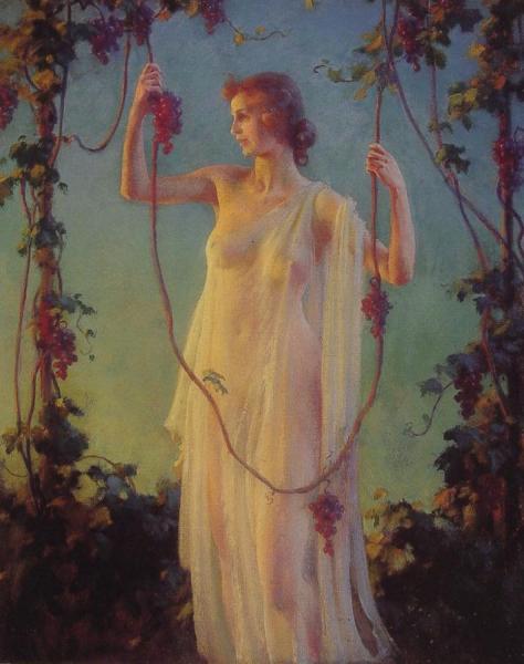 Fall Sunshine by Charles Courtney Curran Oil Painting Reproductions
