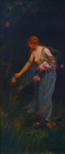 In The Garden by Charles Courtney Curran