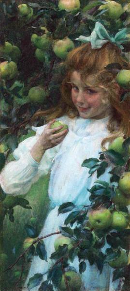In The Orchard by Charles Courtney Curran