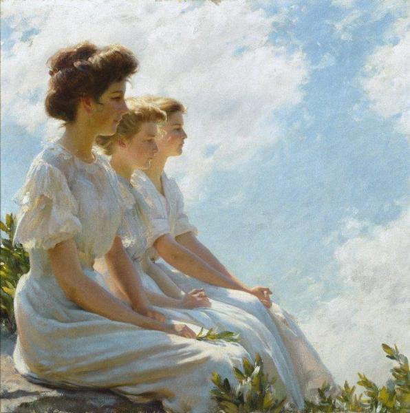 On The Heights by Charles Courtney Curran
