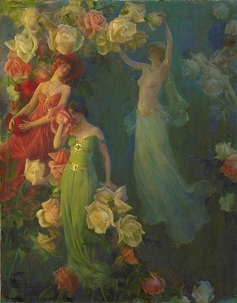 Perfume Of Roses by Charles Courtney Curran