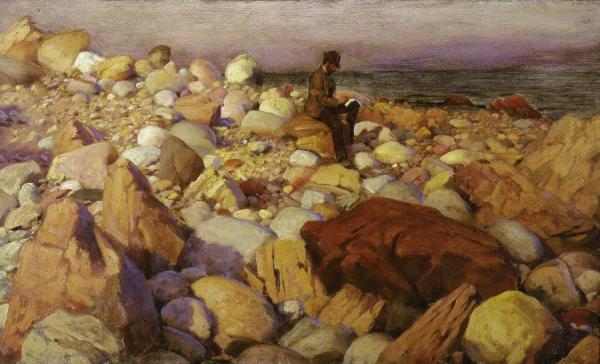 The Artist At Work by Charles Courtney Curran