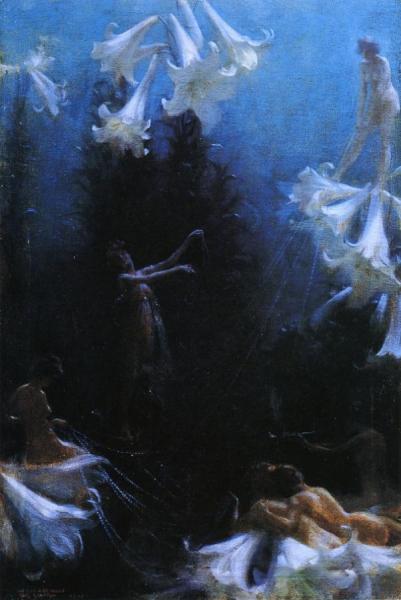 The Cobweb Cance by Charles Courtney Curran