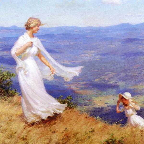 Charles Courtney Curran The West Wind
