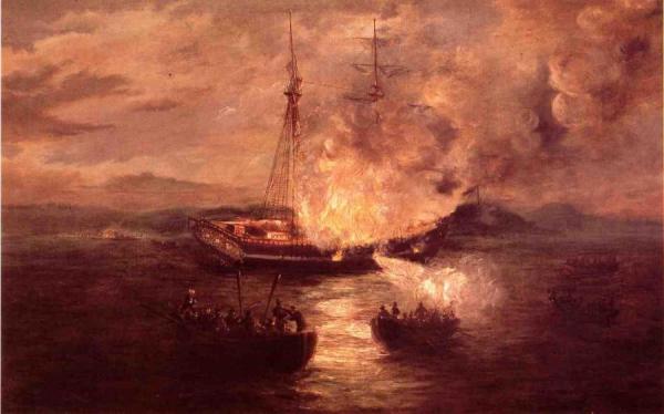 The Burning Of The Gaspee by Charles De Wolf Brownell