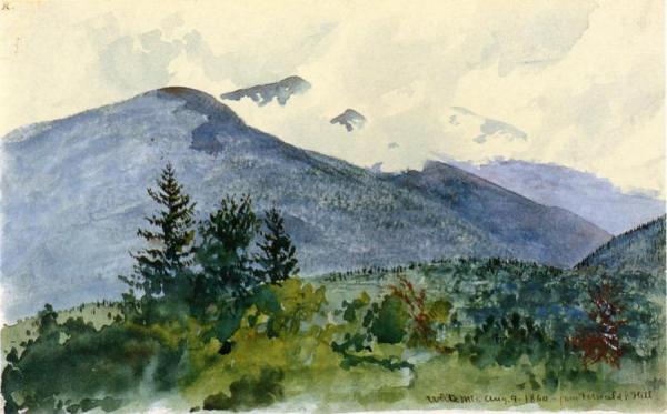 White Mountains From Fernald's Hill by Charles De Wolf Brownell