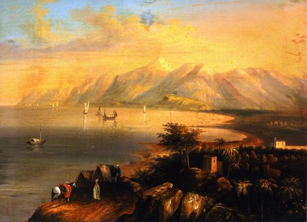 Harbor Scene by Charles Deas