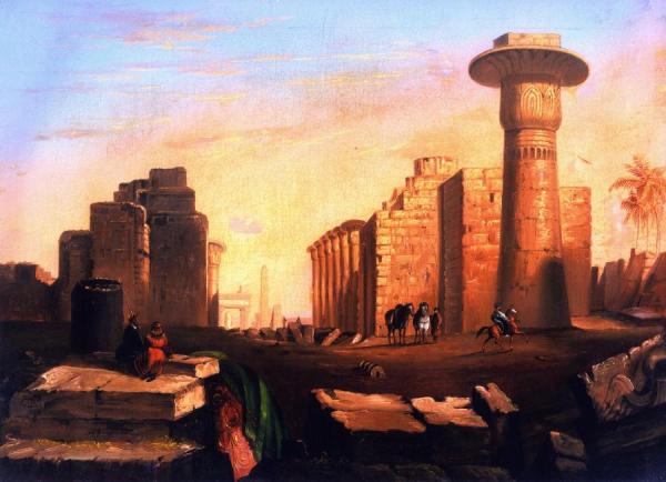 Temple Scene by Charles Deas